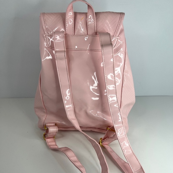 Sanrio Hello Kitty Backpack Pink Patent Leather Retired Item 2011 - Picture 3 of 16